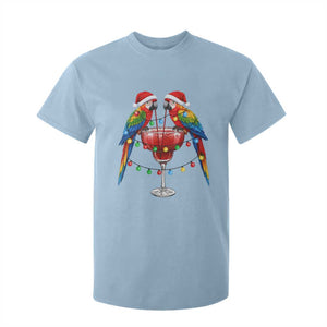 Christmas In July Parrots T Shirt For Kid Summer Beach Party Gift TS12 Light Blue Print Your Wear