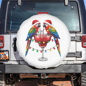 Christmas In July Parrots Spare Tire Cover Summer Beach Party Gift TS12 No hole White Print Your Wear