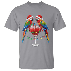 Christmas In July Parrots T Shirt Summer Beach Party Gift TS12 Sport Gray Print Your Wear