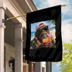 Funny Hawaiian Bigfoot Garden Flag Tropical Beach Party Graphic TS12 Print Your Wear