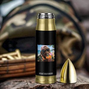 Funny Hawaiian Bigfoot Bullet Tumbler Tropical Beach Party Graphic TS12 Print Your Wear