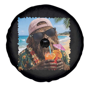 Funny Hawaiian Bigfoot Spare Tire Cover Tropical Beach Party Graphic TS12 Print Your Wear