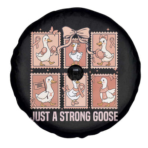 Funny Endometrial Cancer Warrior Goose Spare Tire Cover Just A Strong Goose