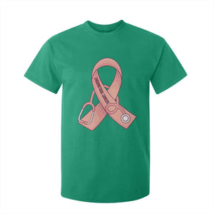 Endometrial Cancer Healthcare Warrior T Shirt For Kid Peach Stethoscope Nurse