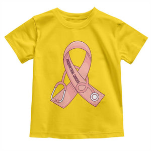 Endometrial Cancer Healthcare Warrior Toddler T Shirt Peach Stethoscope Nurse