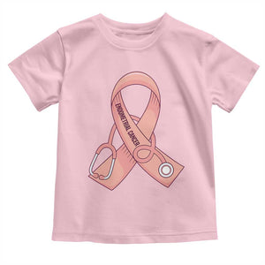 Endometrial Cancer Healthcare Warrior Toddler T Shirt Peach Stethoscope Nurse
