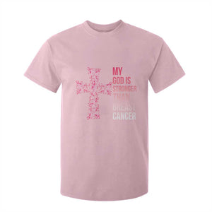 My God Is Stronger Than Breast Cancer Survivor Hope Gift T Shirt For Kid