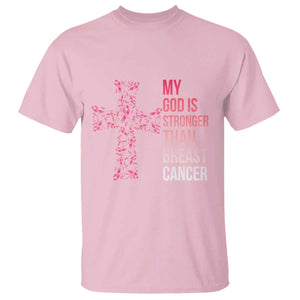 My God Is Stronger Than Breast Cancer Survivor Hope Gift T Shirt