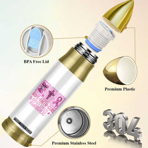 Hope Faith Cure Breast Cancer Awareness Bullet Tumbler Pink Ribbon Survivor Support Gift