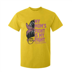 Breast Cancer Support T Shirt For Kid My Moms Fight My Fight