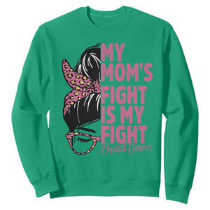 Breast Cancer Support Sweatshirt My Moms Fight My Fight