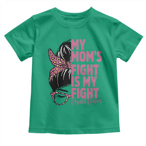 Breast Cancer Support Toddler T Shirt My Moms Fight My Fight