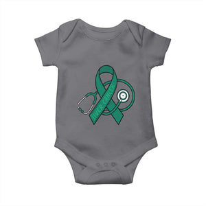 Liver Cancer Strong Nurse Warrior Baby Onesie Stethoscope Healthcare Support Gift