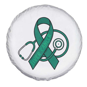 Liver Cancer Strong Nurse Warrior Spare Tire Cover Stethoscope Healthcare Support Gift