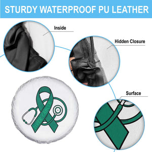Liver Cancer Strong Nurse Warrior Spare Tire Cover Stethoscope Healthcare Support Gift