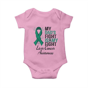 Liver Cancer Support Warrior Gift Baby Onesie My Dad Fight My Fight