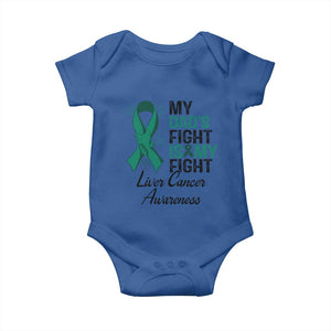 Liver Cancer Support Warrior Gift Baby Onesie My Dad Fight My Fight