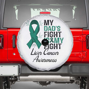 Liver Cancer Support Warrior Gift Spare Tire Cover My Dad Fight My Fight