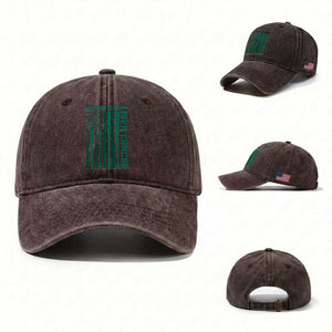 Strike Out Liver Cancer Baseball Washed Cotton Baseball Cap American Flag Support Gift