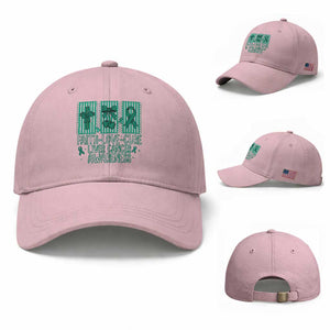 Faith Love And Cure Liver Cancer Awareness Baseball Cap Hope Survivor Support