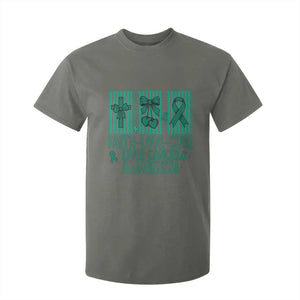 Faith Love And Cure Liver Cancer Awareness T Shirt For Kid Hope Survivor Support