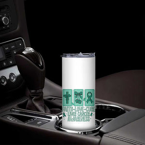 Faith Love And Cure Liver Cancer Awareness Skinny Tumbler Hope Survivor Support