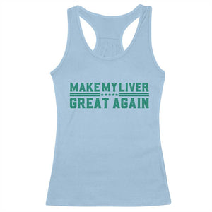 Make My Liver Great Again Racerback Tank Top Liver Cancer Support Gift