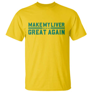 Make My Liver Great Again T Shirt Liver Cancer Support Gift