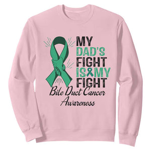 Cholangiocarcinoma Support Warrior Gift Sweatshirt My Dad Fight My Fight