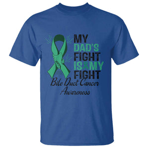 Cholangiocarcinoma Support Warrior Gift T Shirt My Dad Fight My Fight