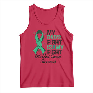 Cholangiocarcinoma Support Warrior Gift Tank Top My Dad Fight My Fight