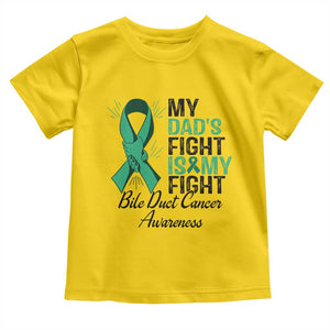 Cholangiocarcinoma Support Warrior Gift Toddler T Shirt My Dad Fight My Fight