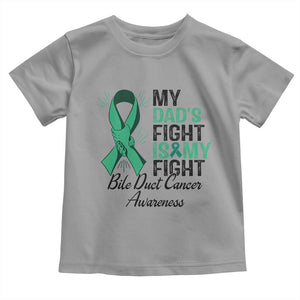 Cholangiocarcinoma Support Warrior Gift Toddler T Shirt My Dad Fight My Fight