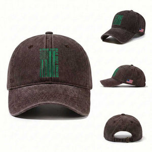 Strike Out Bile Duct Cancer Washed Cotton Baseball Cap Baseball American Flag Hope Gift