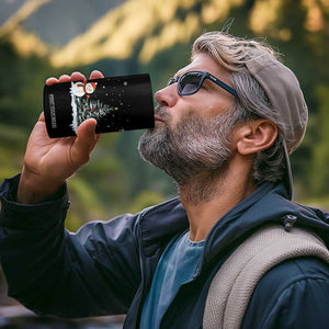 Christmas Snowman 4 in 1 Can Cooler Tumbler Funny Snowmen With Christmas Tree TS12 Print Your Wear