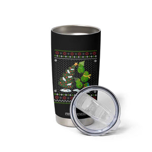 Christmas Snowman Squad Tumbler Cup Funny Holiday Snowmen With Xmas Tree TS12 Print Your Wear