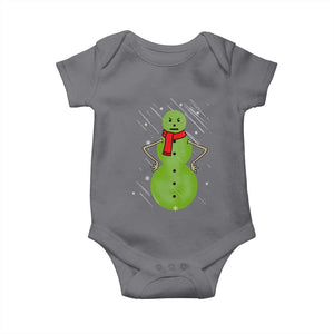 Christmas Snowman Baby Onesie Funny Angry Snowmen TS12 Charcoal Print Your Wear