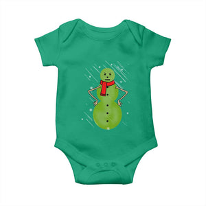 Christmas Snowman Baby Onesie Funny Angry Snowmen TS12 Irish Green Print Your Wear