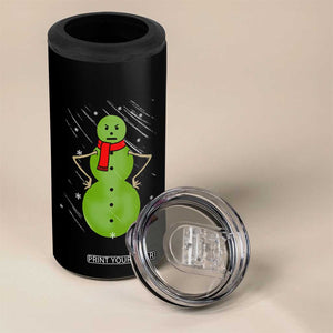 Christmas Snowman 4 in 1 Can Cooler Tumbler Funny Angry Snowmen TS12 Print Your Wear