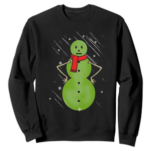 Christmas Snowman Sweatshirt Funny Angry Snowmen TS12 Black Print Your Wear