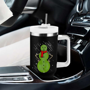 Christmas Snowman Tumbler With Handle Funny Angry Snowmen TS12 Print Your Wear