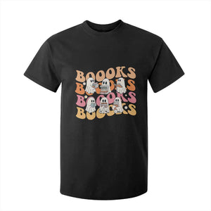 Bookish Ghost Halloween T Shirt For Kid Funny Book Lover And Spooky Squad TS12 Black Print Your Wear