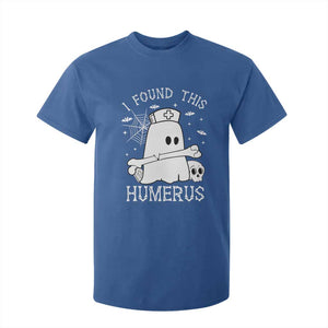 Cute Halloween Nurse I Found This Humerus Ghost Bone Pun T Shirt For Kid TS12 Royal Blue Print Your Wear