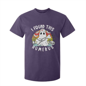 Halloween Ghost Nurse T Shirt For Kid I Found This Humerus Bone Pun TS12 Purple Print Your Wear