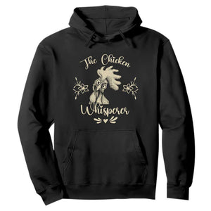 Funny Chicken Lover Gift Hoodie The Chicken Whisperer TS12 Black Print Your Wear