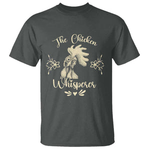 Funny Chicken Lover Gift T Shirt The Chicken Whisperer TS12 Dark Heather Print Your Wear
