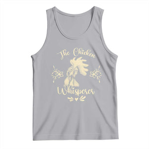 Funny Chicken Lover Gift Tank Top The Chicken Whisperer TS12 Athletic Heather Print Your Wear