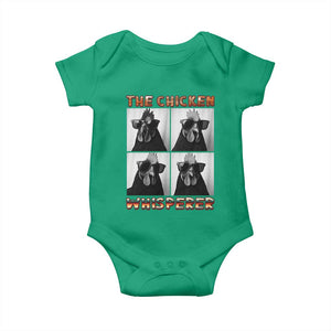 Funny Farm Animal Gift Baby Onesie The Chicken Whisperer TS12 Irish Green Print Your Wear
