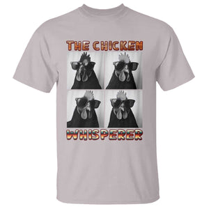 Funny Farm Animal Gift T Shirt The Chicken Whisperer TS12 Ice Gray Print Your Wear