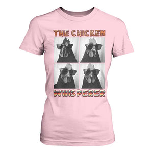 Funny Farm Animal Gift T Shirt For Women The Chicken Whisperer TS12 Light Pink Print Your Wear